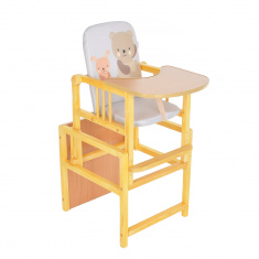 BAMBOLA Стул-стол для кормления Слоник регулируемая спинка 