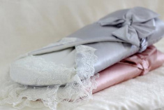 LAPPETTI Одеяло-конверт Серый ЛЕТО атлас