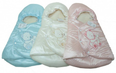 Конверт меховой МИШКИ-МАЛЫШКИ ОСЬМИНОЖКА