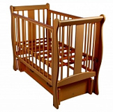 СЧАСТЛИВЫЙ МАЛЫШ Кровать детская ВЕНЕЦИЯ Слоновая кость универ маят, автост, ящик, наклад ПВХ 