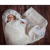 GulSara Комплект на выписку 6 пр Бежевый  ВЕСНА-ОСЕНЬ