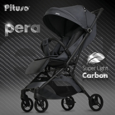PITUSO коляска детская PERA (прогулочная)/рама carbon/PU 