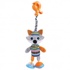 BIBA TOYS Игрушка-подвеска на прищепке Волчонок Хати, 36*12 см
