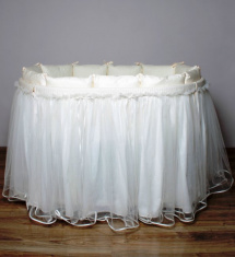 LAPPETTI Подзор на кроватку (юбка с бампером) Бежевый