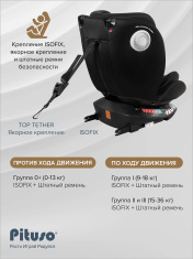 Pituso Удерживающее устройство для детей 0-36 кг Roys+