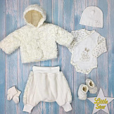 LITTLE STAR Комплект Барашки на вешалке 6 предметов р.56 (0 мес)