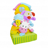 *BIBA TOYS Развивающая игрушка пирамидка ФЕРМА 51*36*26 см (в кор.6 шт.) 