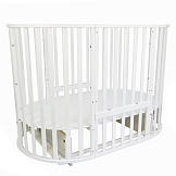 PITUSO Кровать детская универсальная 9/1 Monica маятник поперечный Белый
