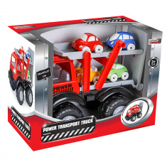 PILSAN Грузовик-автовоз Power Truck+4 машинки (50*26*37 см)