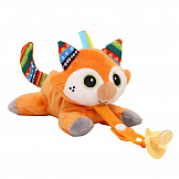 BIBA TOYS Развивающая игрушка-держатель для соски Лисенок Фрэнк,15*10*10см 