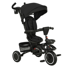 PITUSO Велосипед трехколесный Elite Plus Black/черный, 10"/8"