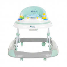 PITUSO Ходунки Маленький водитель(8 силик.кол,муз пан,силик.отбойник)