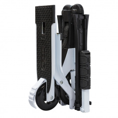 RAYSEN Самокат двухколесный складной TOUR, белый WHITE + сумка переноска