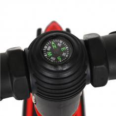 PITUSO Самокат трехколесный HD-S212, Red-black/Красно-черный