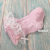 LITTLE STAR Гольфики трикотажные Luxe (1-2 года) Розовый