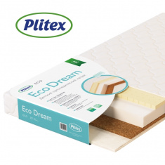 PLITEX Матрас в кроватку ECO DREAM (119х60х9см)