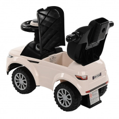 PITUSO Каталка TURBO  с бамп. с ручкой (сигнал)  White/Белый