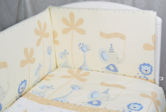 RABBY BABY Бампер ОТРЯД ЗВЕРЯТ Бежевый