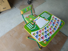 НИКА Набор мебели ПЕРВОКЛАШКА (зеленый фон) (*уценка)