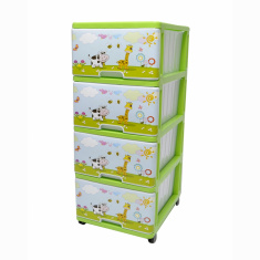 Комод с рисунком На лужайке