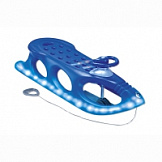 KHW Санки детские Snow Shuttle de luxe mit Licht 110/47/25 (со светодиодами)