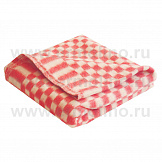 ЕРМОШКА Одеяло детское байковое КЛЕТКА Красный