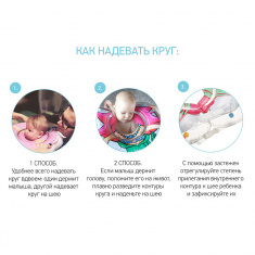 FLIPPER Круг на шею для купания малышей АНГЕЛ 3D-дизайн