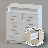 АТОН Комод раскладной СИРИУС 805 ЛДСП с шариковыми направляющими