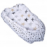Многофункцианальный детский матрасик ГНЕЗДЫШКО Звездочки