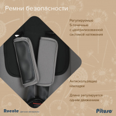 Pituso Удерживающее устройство для детей 0-25 кг Ruente