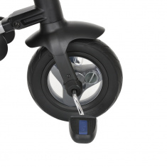 QPlay Велосипед трехколесный NOVA +, Black-Gold/Черный-Золотой