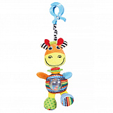 BIBA TOYS Игрушка-подвеска на прищепке Жираф Джиджи, 36*14 см