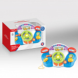 HUANGER Игрушка развивающая Музыкальный руль (свет.звук) 36*24,5*14,5 см
