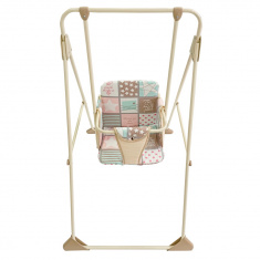 ГЛОБЭКС Качели детские Ветерок Бежевый Звездочки 