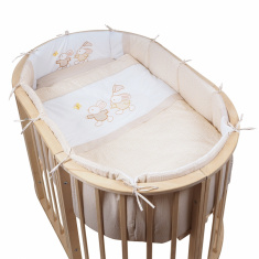 PITUSO Комплект для овальной кроватки на лужайке 6 пр.