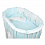 PITUSO Комплект для овальной кровати 6 пр МИШКИ Голубой