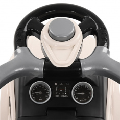 PITUSO Каталка TURBO  с бамп. с ручкой (сигнал)  White/Белый