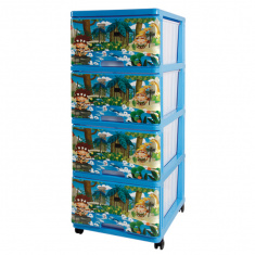 Комод с рисунком Джунгли