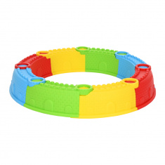 PILSAN Песочница складная Песочный Замок,с аксесс-ми (88х88х15h),разноцветная