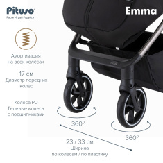 PITUSO Коляска детская EMMA (прогулочная)/PU 