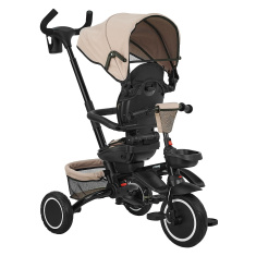 PITUSO Велосипед трехколесный Elite Plus Beige/Бежевый, 10"/8"