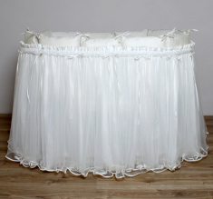 LAPPETTI Подзор на кроватку (юбка) Кремовый