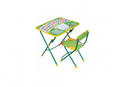 НИКА Набор мебели ПЕРВОКЛАШКА (зеленый фон) (*уценка)