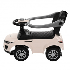 PITUSO Каталка TURBO  с бамп. с ручкой (сигнал)  White/Белый