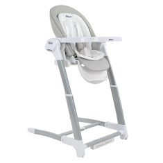 PITUSO Стул для кормления 3 в1 электрокачели/стул/бустер Light gray/Светло-серый+KD4022 тарелка