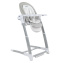 PITUSO Стул для кормления 3 в1 электрокачели/стул/бустер Light gray/Светло-серый+KD4022 тарелка