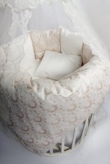 Lappetti Комплект для овальной кроватки Эстель 6 предметов