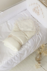 LAPPETTI Одеяло-конверт  КОСИЧКИ (зимний) Кремовый