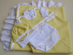 БАЛУ Комплект на выписку 8 пр АИСТЕНОК лето