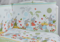 RABBY BABY Бампер НА ЛУЖАЙКЕ Зеленый